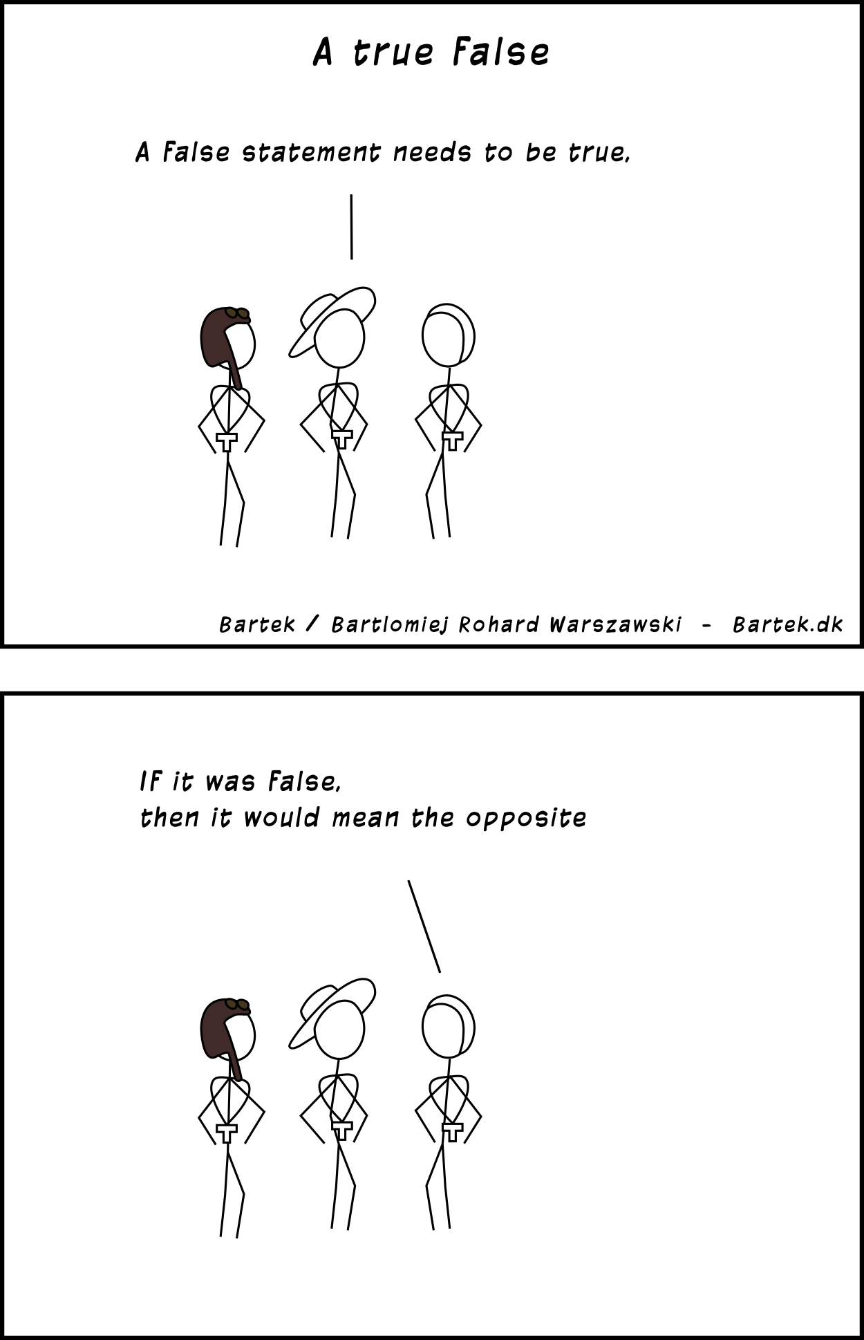 comic: A true false