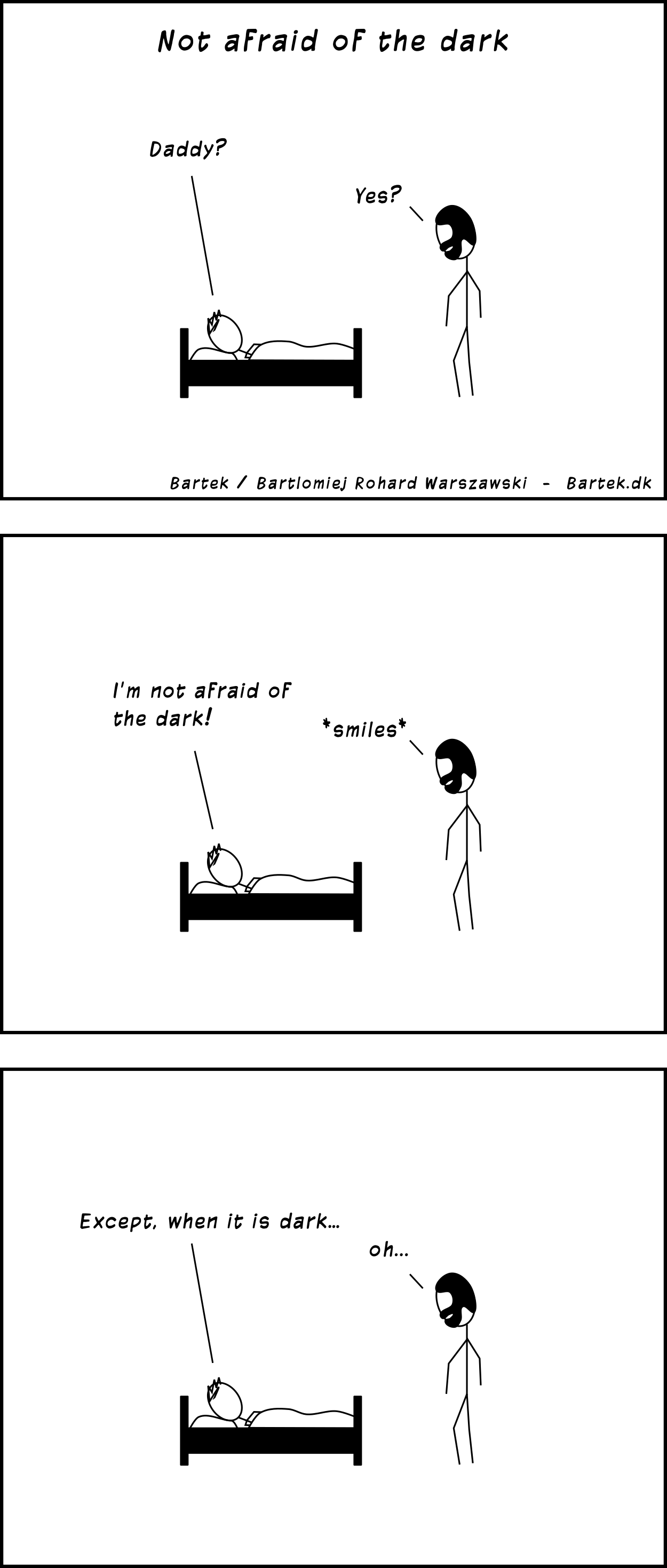 comic: Not afraid of the dark